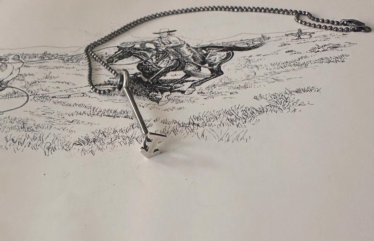 Heritage Branding Iron Necklace