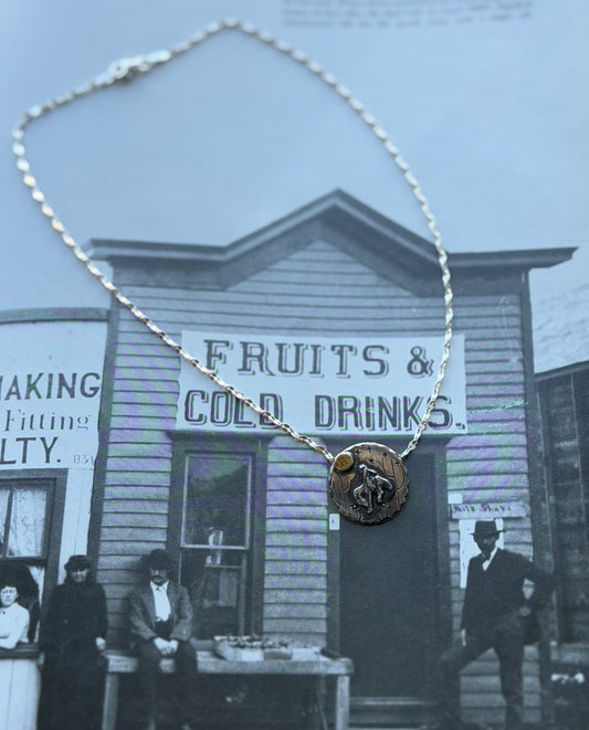 Neon Moon Necklace